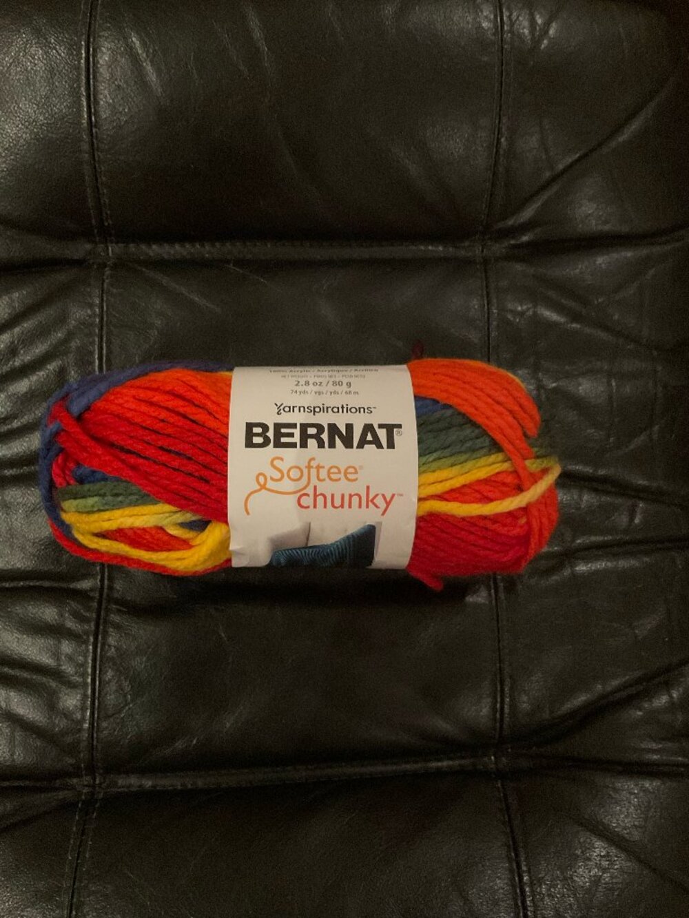 Yarn - Bernat Softee Chunky "School Yard"🌈🧶